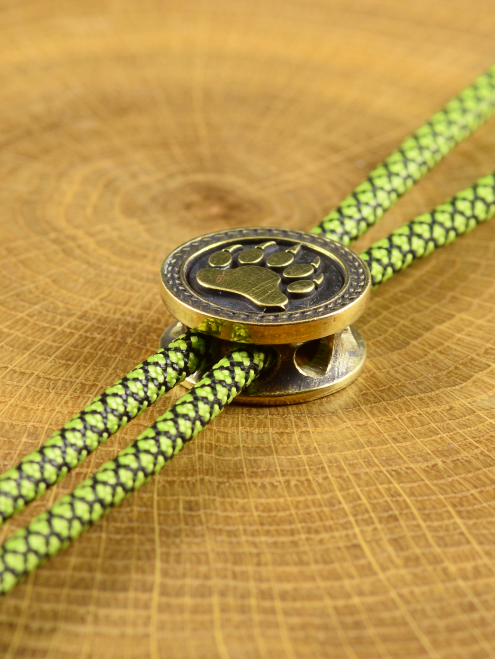 Бусина-вставка «Медвежья Лапа» из латуни