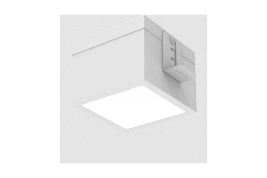 Светильник LED DL-Grill CRI90 для потолка Грильято 100х100мм 12Вт 3000К 90х90х160мм RAL9003 белый муар VARTON