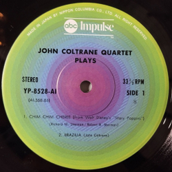 Винтажная виниловая пластинка LP The John Coltrane Quartet Plays (Japan 1976) (Obi) Nature Boy