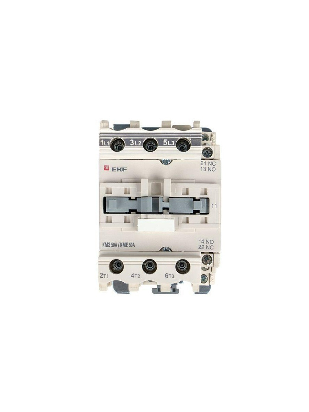 Контактор КМЭ 50А кат. 220В AC 1НО+1НЗ EKF ctr-s-50-220