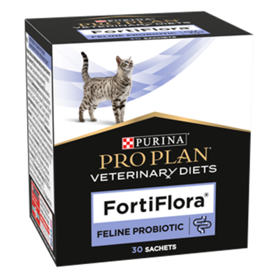 Пребиотики для кошек, коробка (30 пакетиков) (Pro Plan FortiFlora Cat)