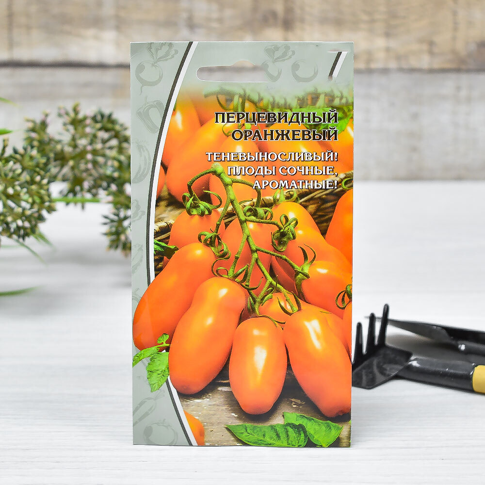 ТОМАТ Перцевидный оранжевый (0,1г) среднеспелый Цв.пак. (10шт)