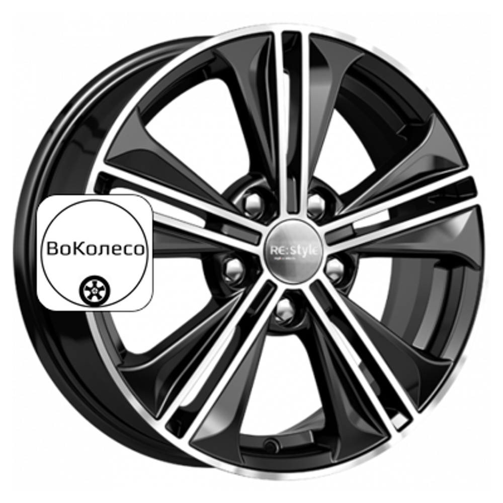 6x16/5x114,3 ET47 D67,1 КС778 Алмаз черный K&K