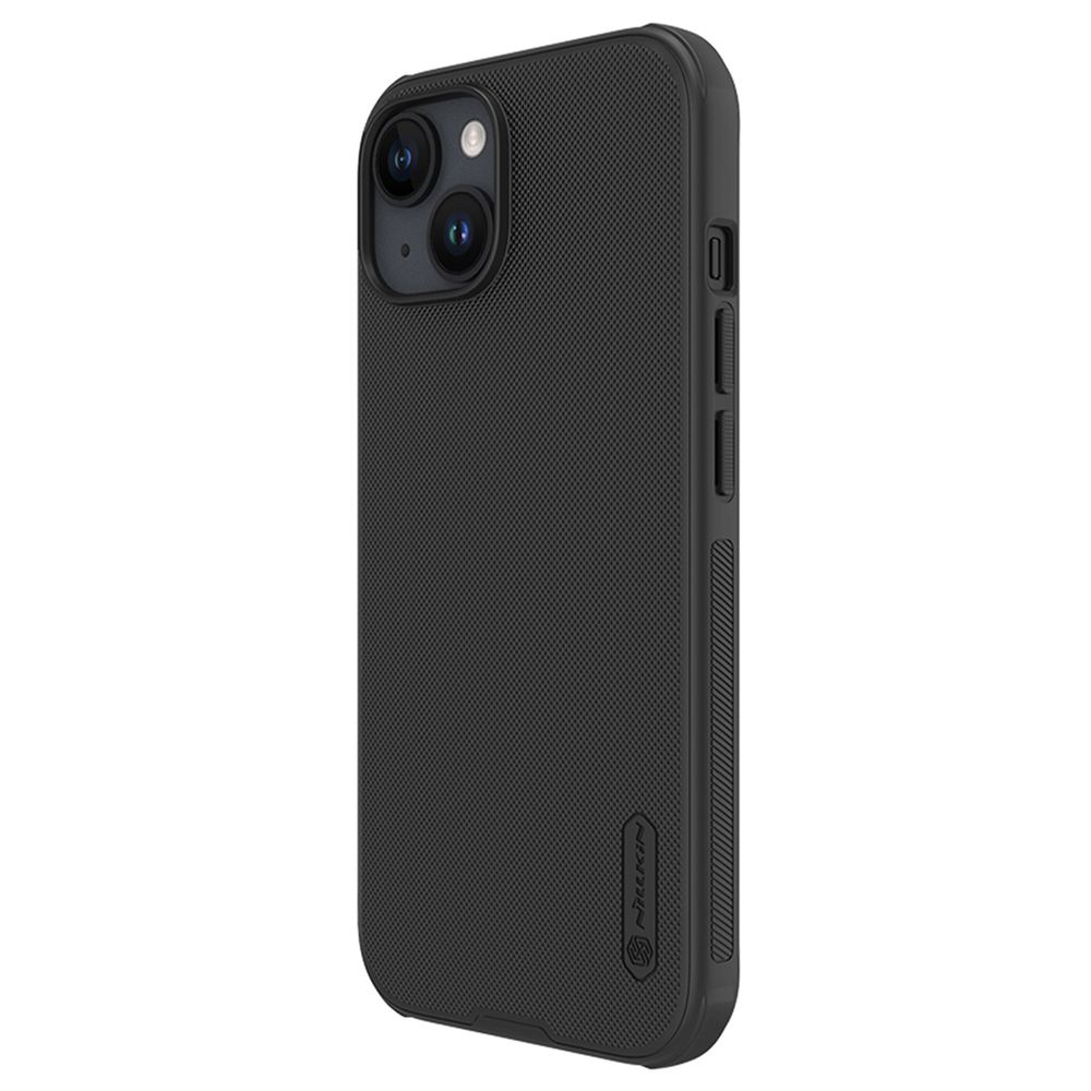Усиленный чехол от Nillkin c поддержкой зарядки MagSafe для iPhone 15, серия Super Frosted Shield Pro Magnetic Case