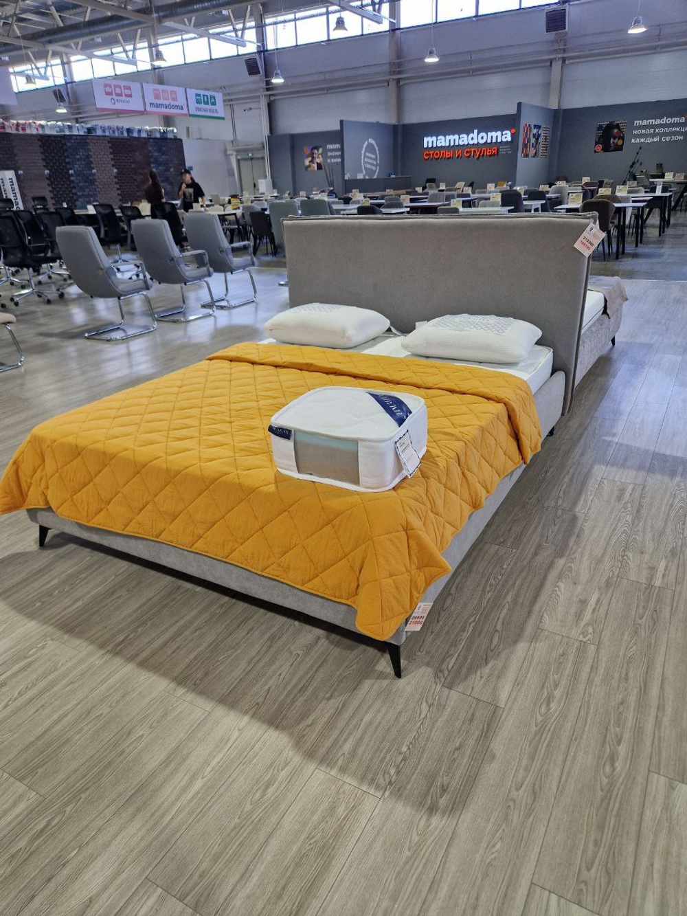 Кровать Пальмира (с.м.160*200) Lounge 12, ВариантКроя1
