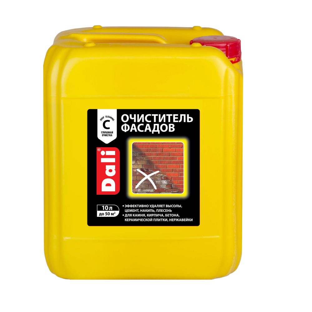 Очиститель фасадов DALI от солевых загрязнений  10л (Рогнеда) !!! НЕМОРОЗОСТОЙКИЙ от - 5 С!