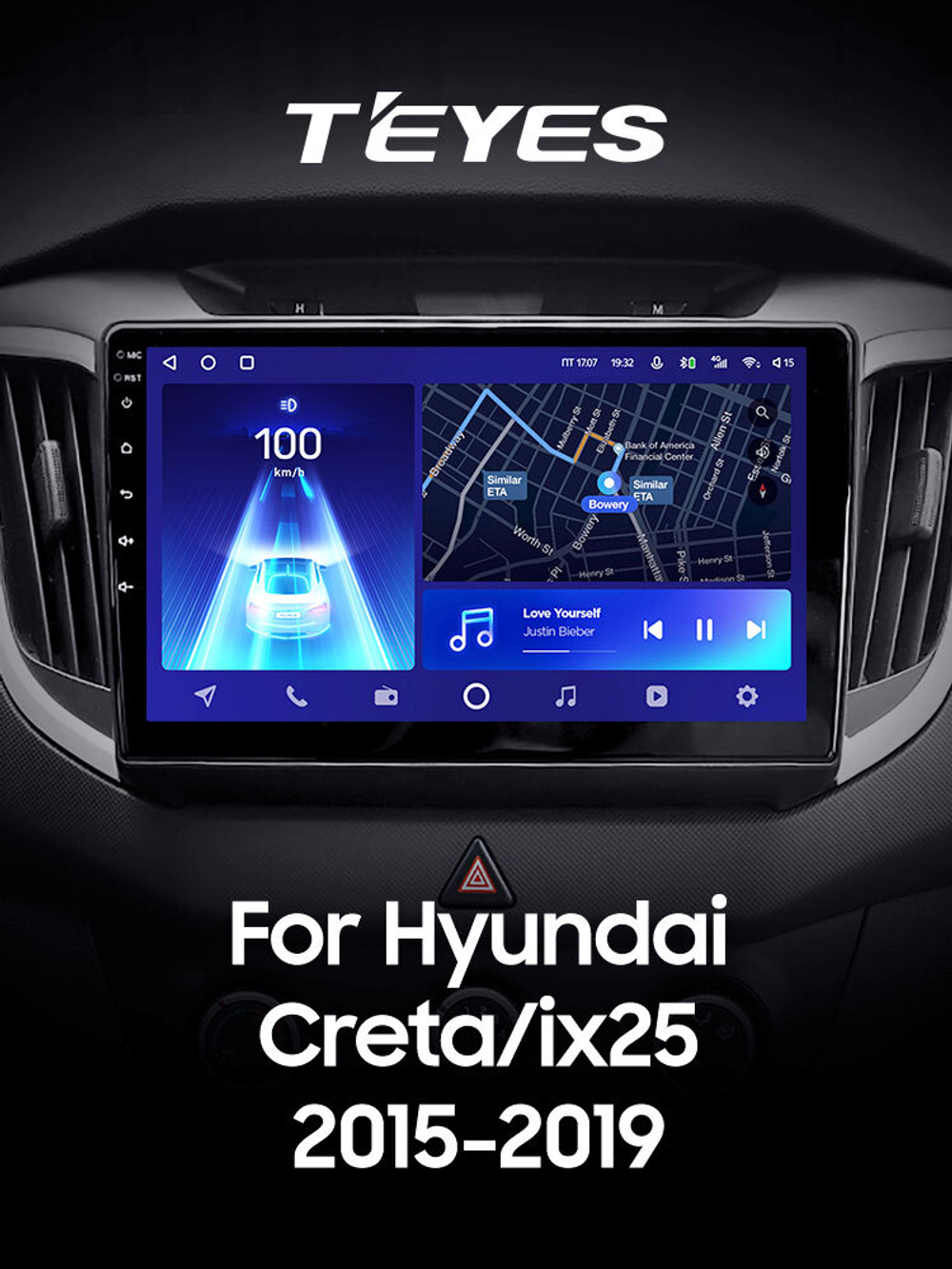Teyes CC2 Plus 10,2" для Hyundai Creta, iX25 2016 - 2020
