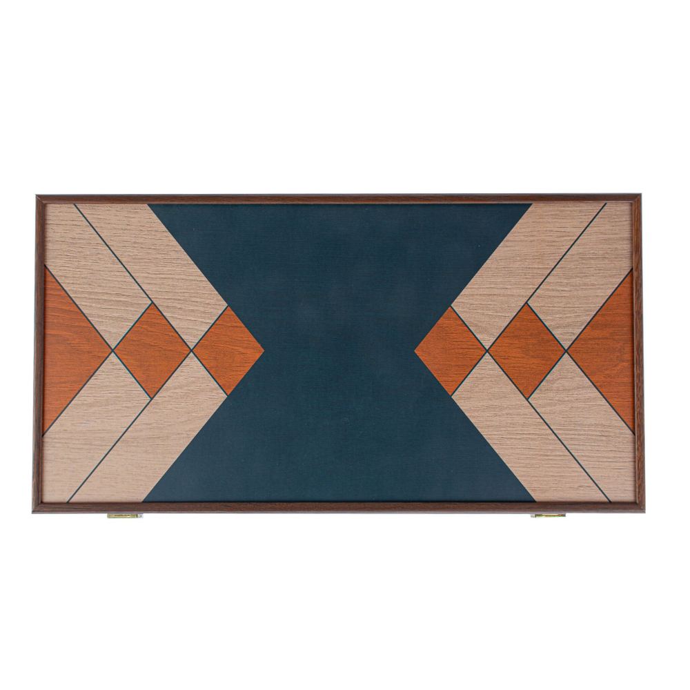 Нарды 48x26см Manopoulos Backgammon дерево печатный рисунок Бохо шик ручная работа