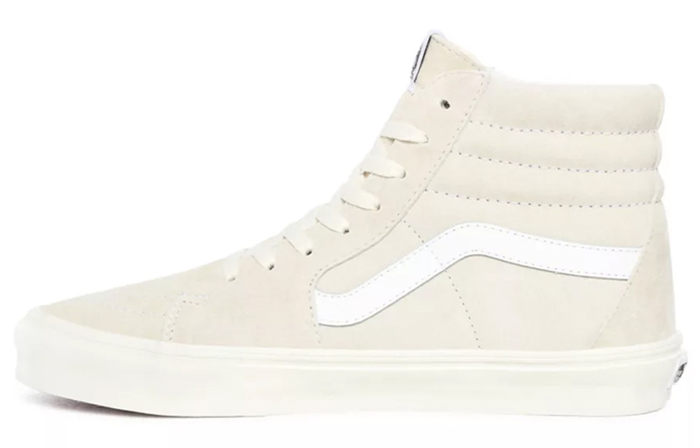 Sk8 Vans-Hi "Pig Suede - Marshmallow"