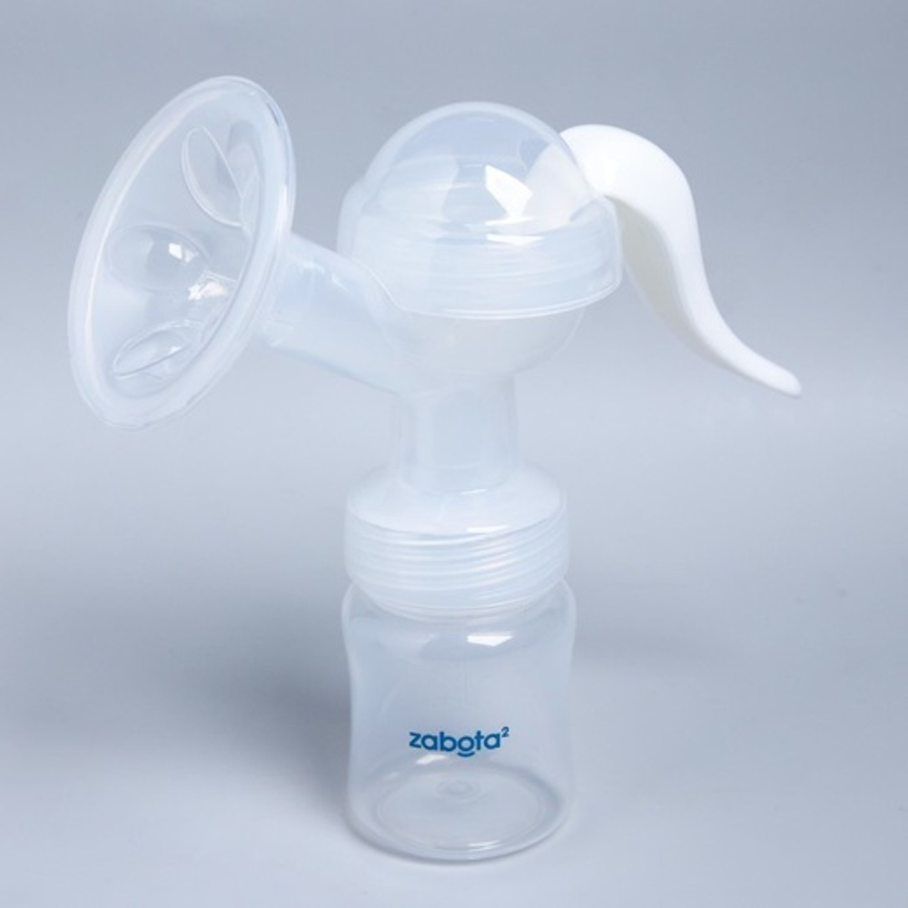 Молокоотсос ручной  zabota2, полипропилен, силиконарт.14177