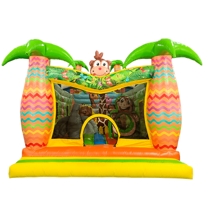 Коммерческий надувной батут «Заповедник» 8*4*4 м