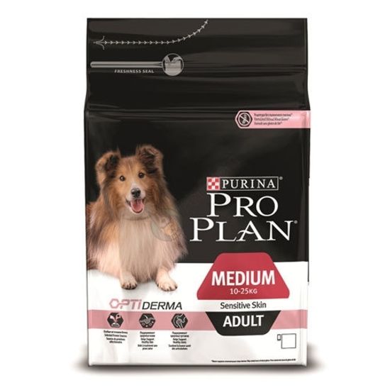 Pro Plan Adult Optiderma Medium Sensitive Skin Корм для собак средних пород с чувствительной кожей