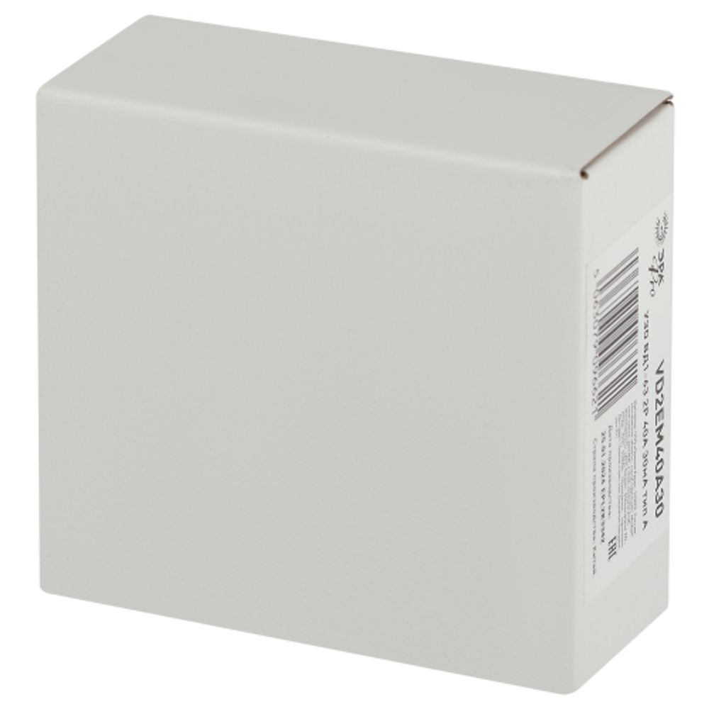 УЗО ЭРА PRO VD2EM63A30 ВД1-63 2P 63А 30мА тип А электромеханическое | УЗО