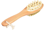 ЩЕТКА ДЕРЕВЯННАЯ БШ ДВУХСТОРОННЯЯ С МАССАЖЕРОМ 22СМ 40029