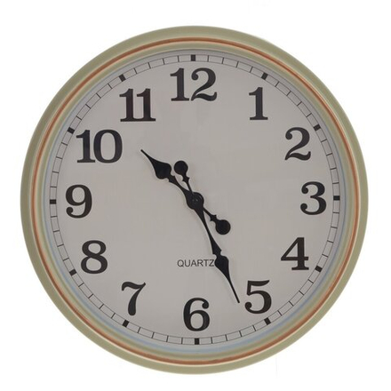 GAEM Часы настенные декоративные, L44,5 W5,5 H44,5 см, (1xАА не прилаг.)