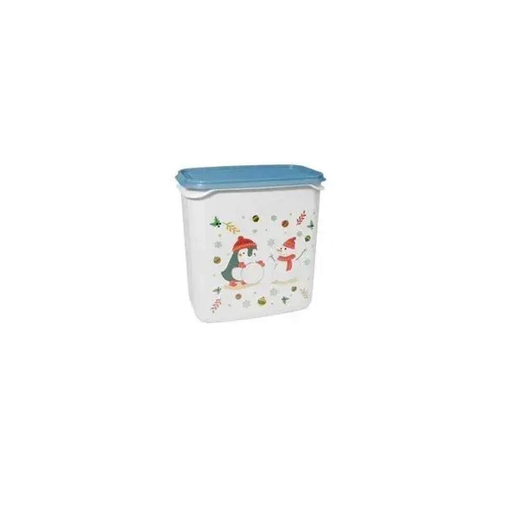 Контейнер Christmas 1,5 л (васильковый)