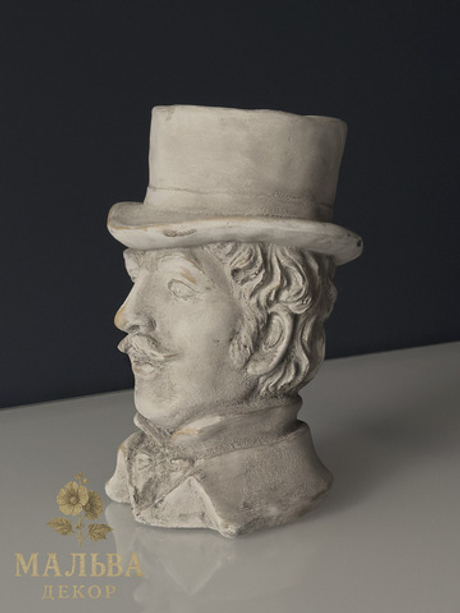 Кашпо декоративное "Джентльмен" 15x16x24см