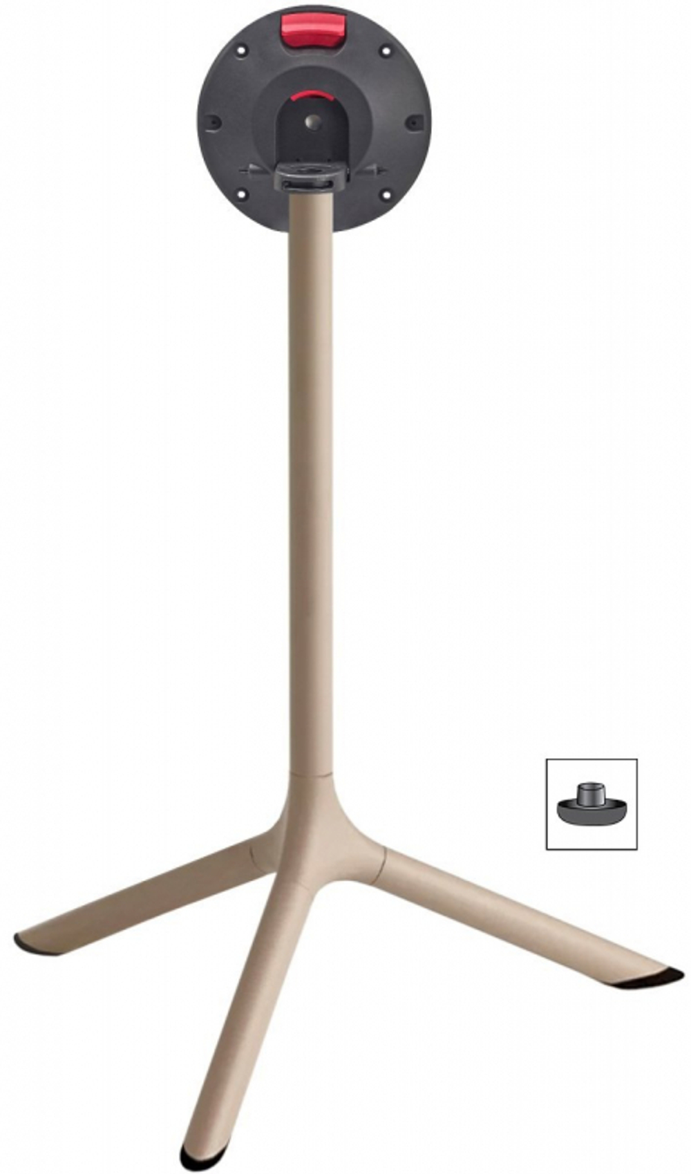 Стол ламинированный обеденный складной Scab Design Tripe Folding, тортора, состаренный дуб тортора