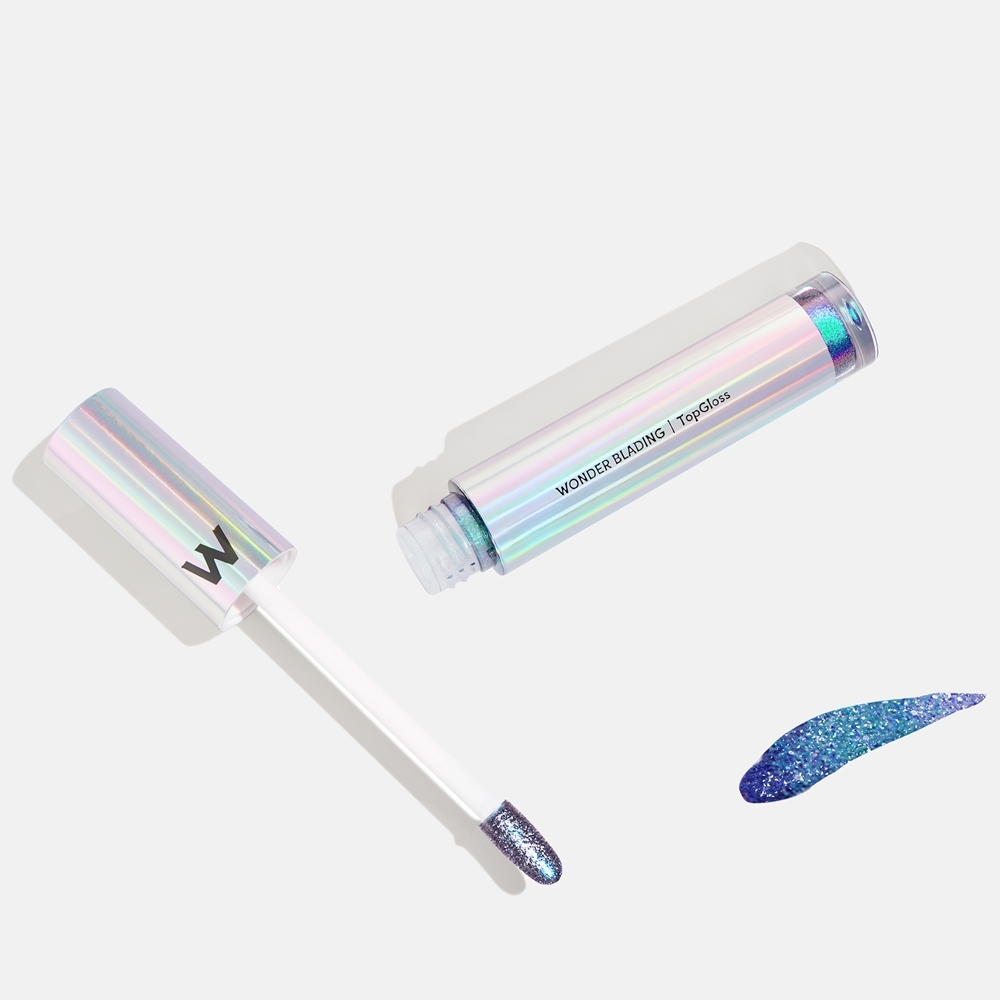 WONDERSKIN Wonder Blading Top Gloss - Блеск для губ с блестками, 4 ml