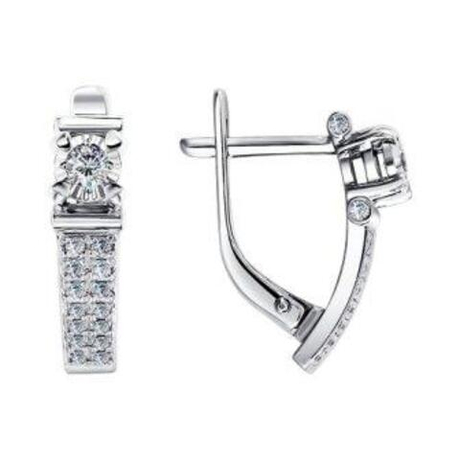 Серьги из золота с бриллиантами