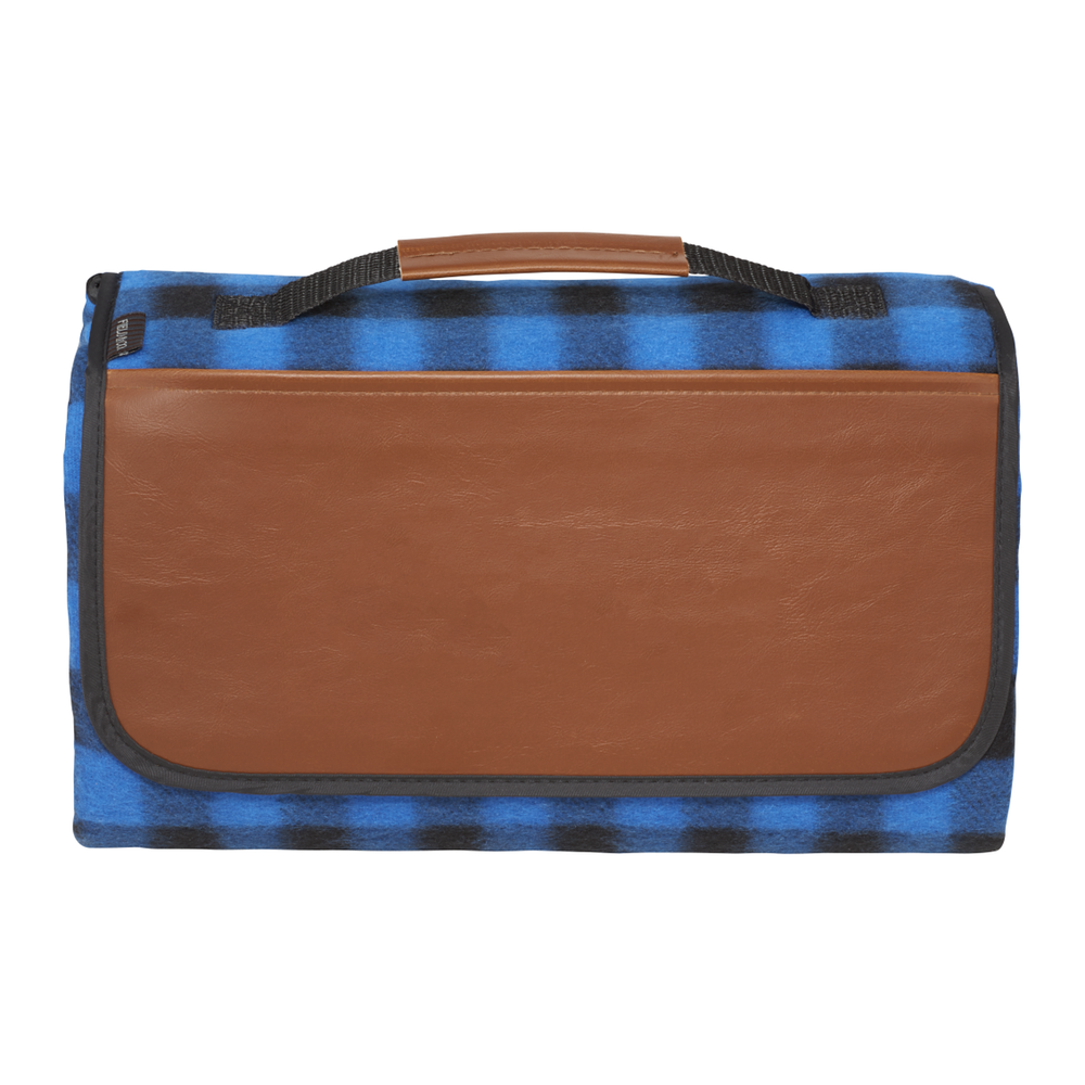 Флисовый плед Field & Co.® Buffalo Plaid Синий