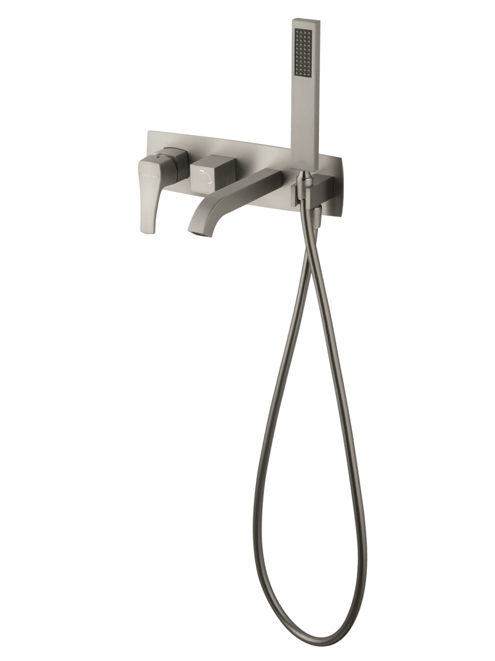 Смеситель для ванны встраиваемый WONZON & WOGHAND FLEX, Брашированный никель (WW-88889072-BN)