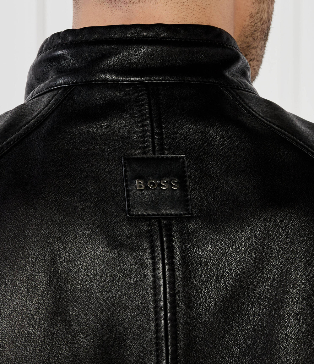 Кожаная Jomoto BOSS ORANGE - черный(50518270)