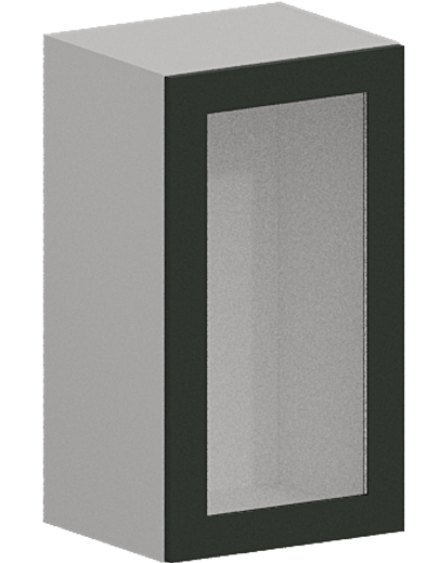 Кухня Модуль ШВС 400 Графит / Насыщенно-зеленый