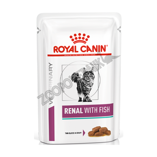Royal Canin Renal Feline Wet в соусе с тунцом Консервы для кошек с почечной недостаточностью (пауч) 85 г х 12шт