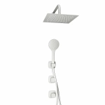 Душевая система WasserKRAFT Saale 9500 SET2839 белый Soft-touch матовый