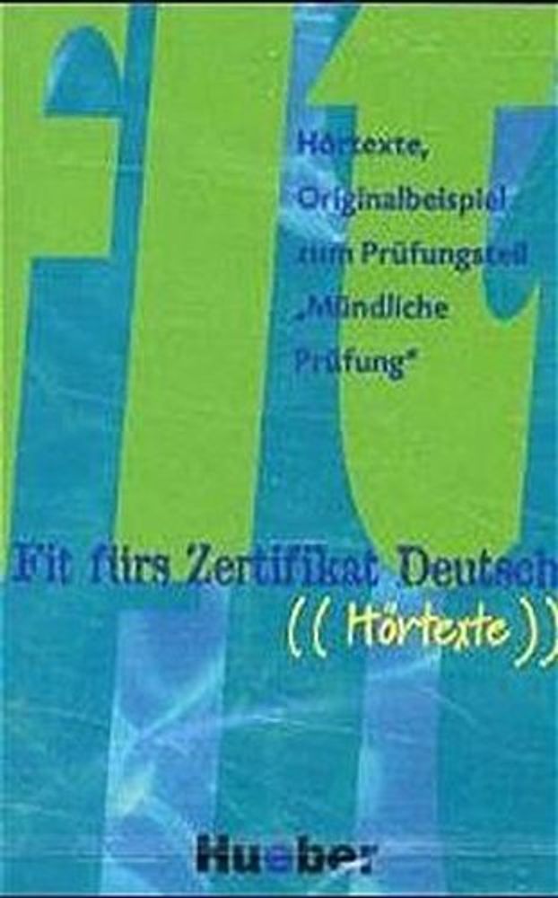 Fit furs Zertifikat Dt., Kass.Horverst.