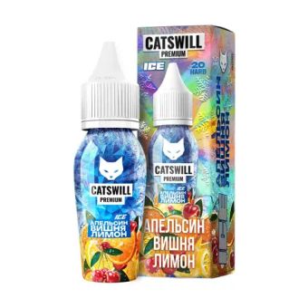 Жидкость CATSWILL PREMIUM ICE Salt 2% 30 ml - АПЕЛЬСИН ВИШНЯ ЛИМОН