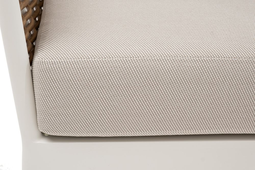 "Тоскана" лаунж-зона из искусственного ротанга, цвет соломенный