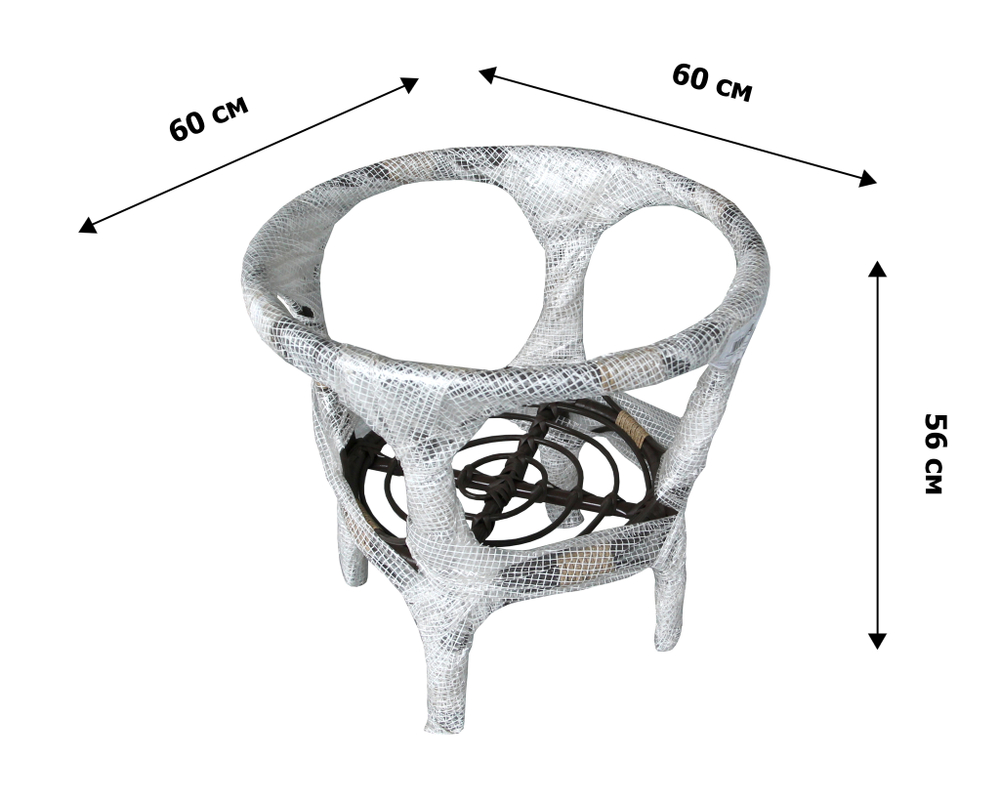 Набор мебели Багамы Лайт Х арт.BG4689 коричневый, коричневый 7у(диван+1штаб 2 крес+3уп подуш+стол+стекл) иск рот корич,м/э корич (Б)