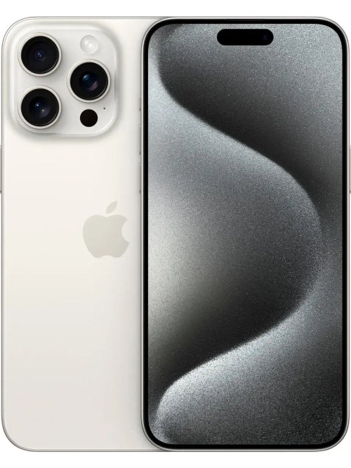 Смартфон Apple iPhone15 Pro Max 512 Гб; nanoSIM+eSIM; белый