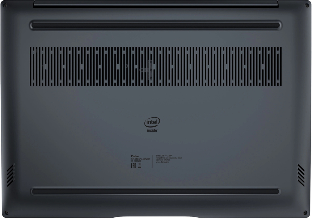 Ноутбук  Digma Pro Pactos 14 ", Core i5, 16 Гб RAM, 512 Гб SSD, Iris Xe Graphics, Темно-серый
