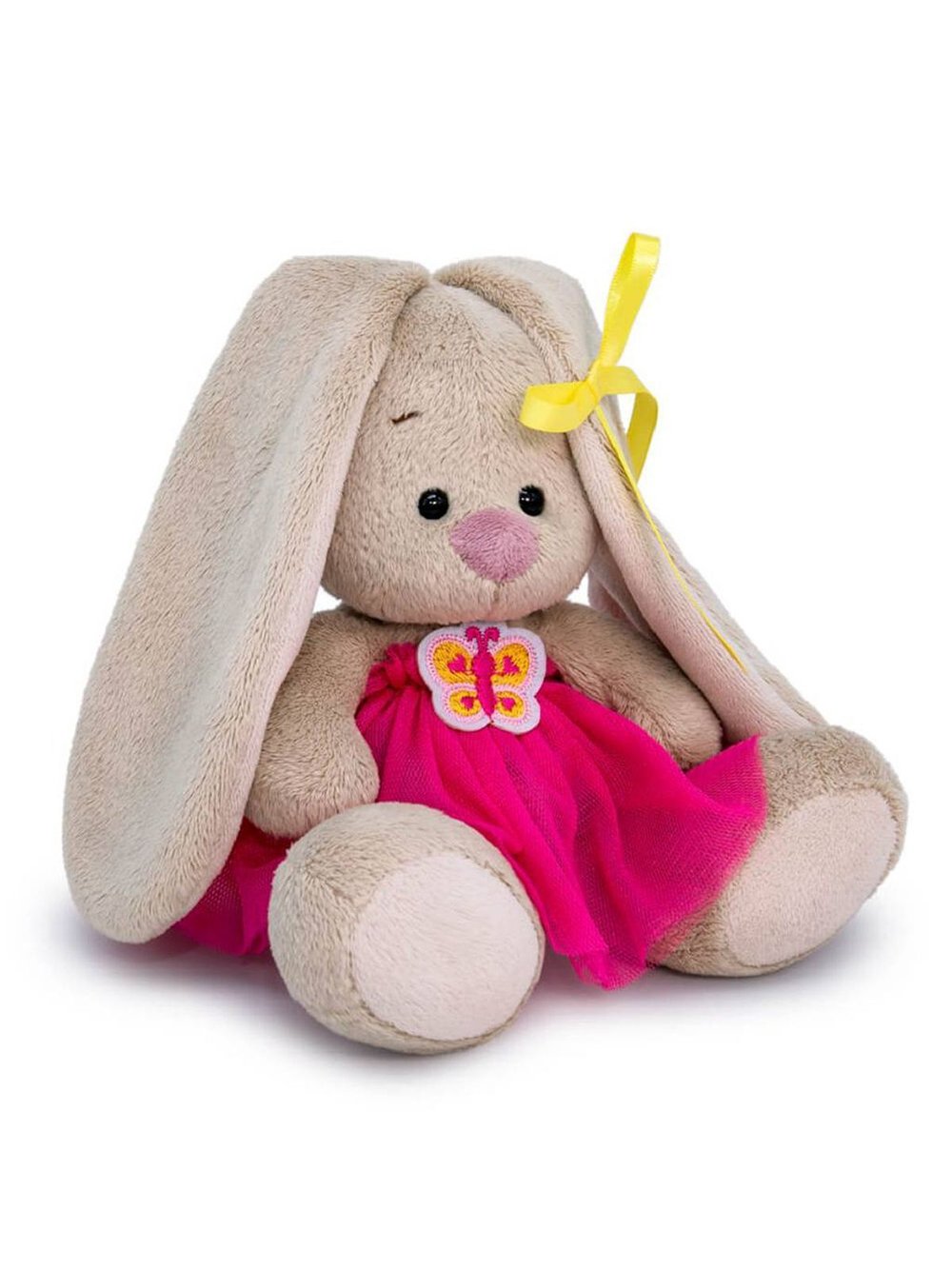 Мягкая игрушка Зайка Ми в юбке с бабочкой 15 см