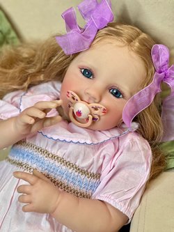 Кукла Реборн мягконабивная 60см в пакете (FA-835)