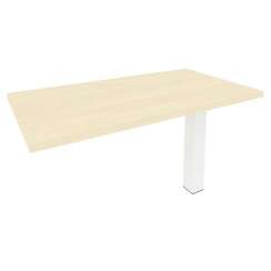 First Брифинг-приставка KB-5 Клен/Металл Белый 1300*700*765