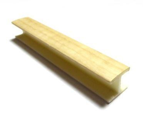 Профиль соед. для цоколя 180* ламин. дуб беленый, 100мм