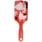 Расческа массажная прямоугольная форма «КОЛЛЕКЦИЯ ИМАНИ - МИРА», микс 4 дизайна, 24*7,5см (PVC упаковка)