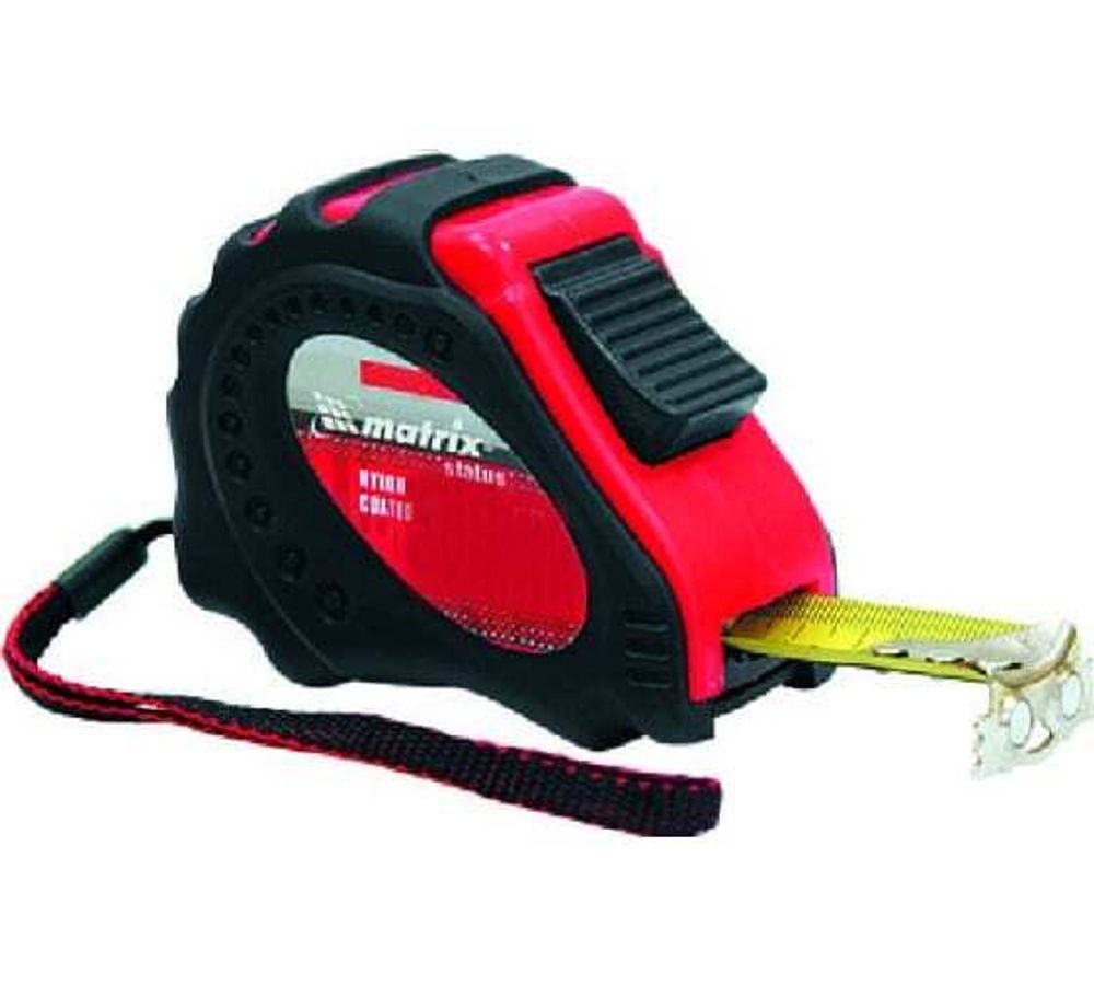 РУЛЕТКА MATRIX STATUS AUTOSTOP MAGNET+, 7,5МХ25ММ 31009