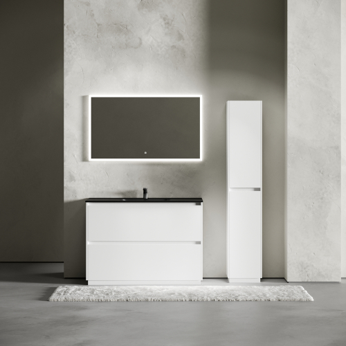 Тумба напольная под раковину Sancos Libra Floor, белый глянец 1190х450х840 мм