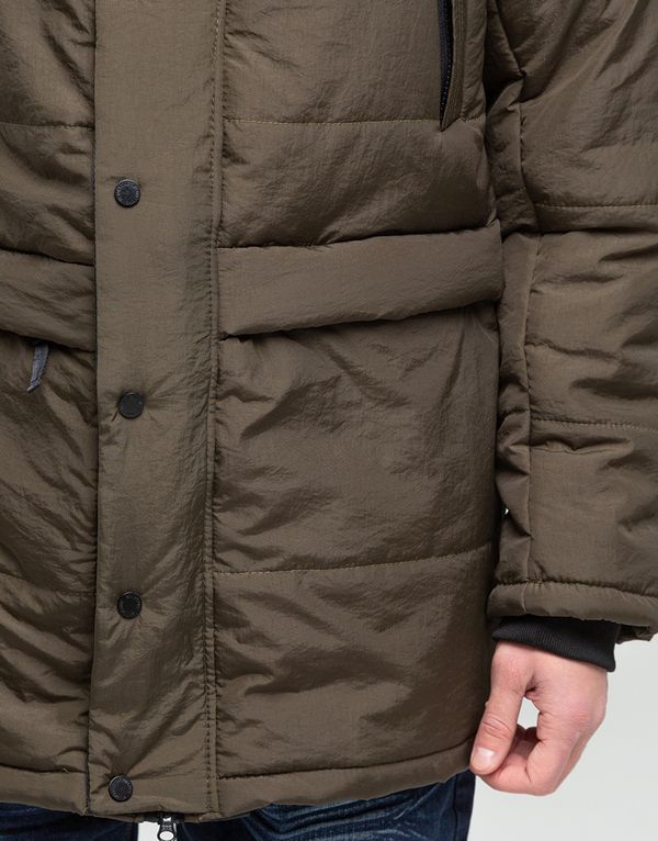 Куртка We Don’t Care Long Puffer Jacket Olive - фото 7