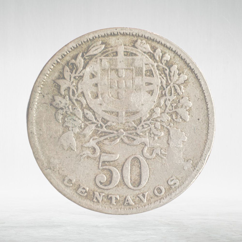 Portugal, 50 Centavos, 1928, VF