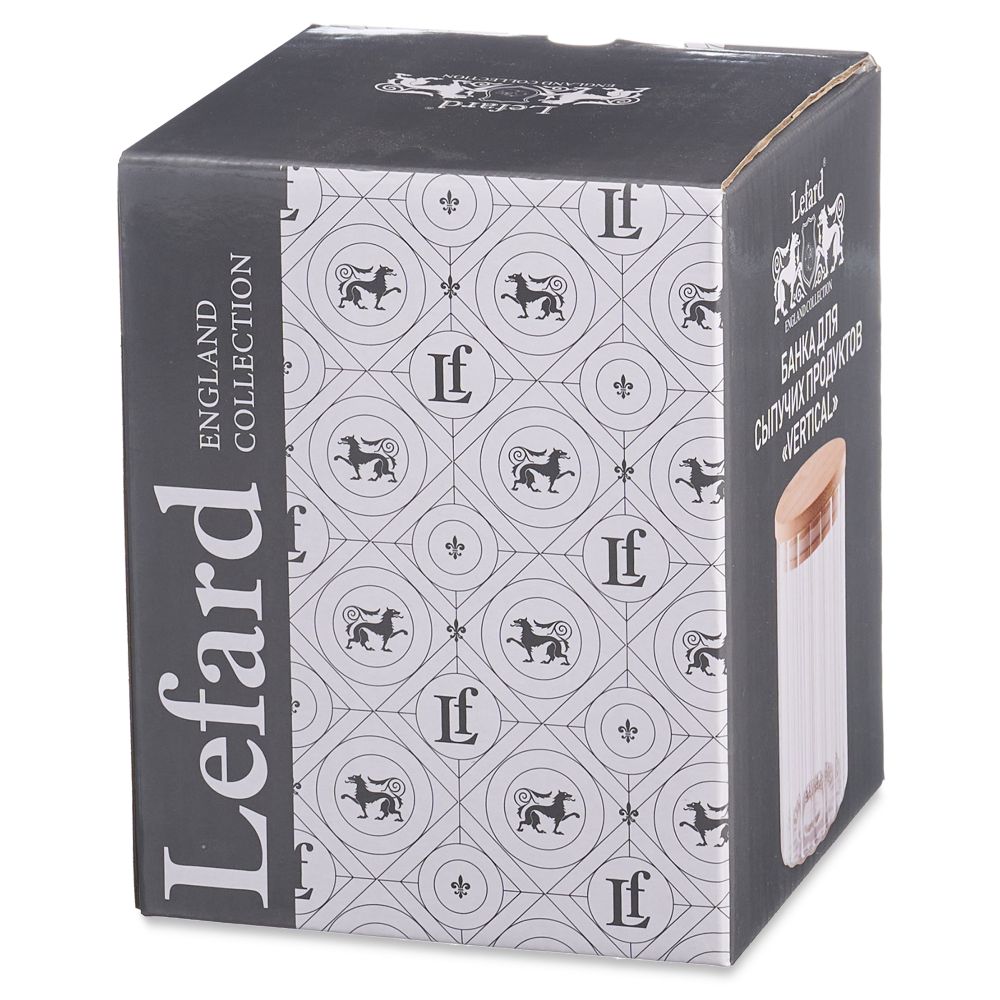 БАНКА ДЛЯ СЫПУЧИХ ПРОДУКТОВ "VERTICAL" 850 МЛ/10Х13 СМ