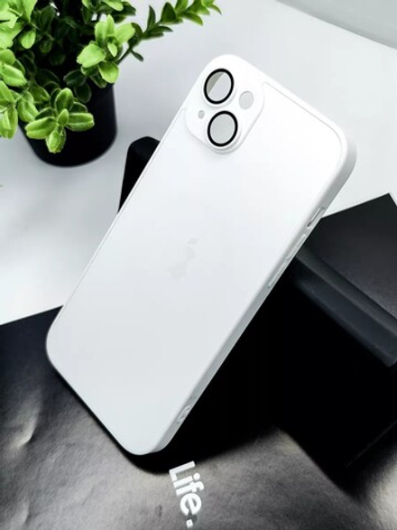 Накладка iPhone 14 PLUS | AG Glass Case Silver