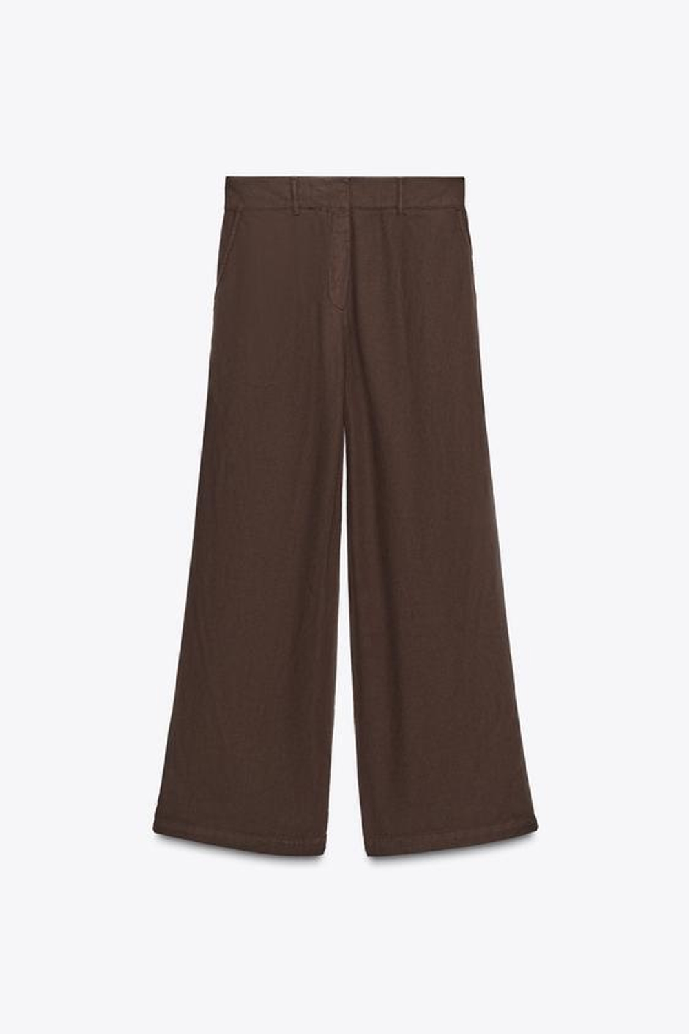 ZARA БРЮКИ-ДЖОГГЕРЫ — ZW COLLECTION, КОРИЧНЕВЫЙ