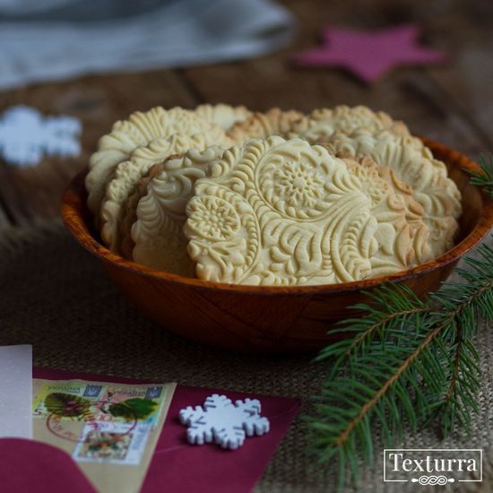 Скалка с узором Морозные узоры