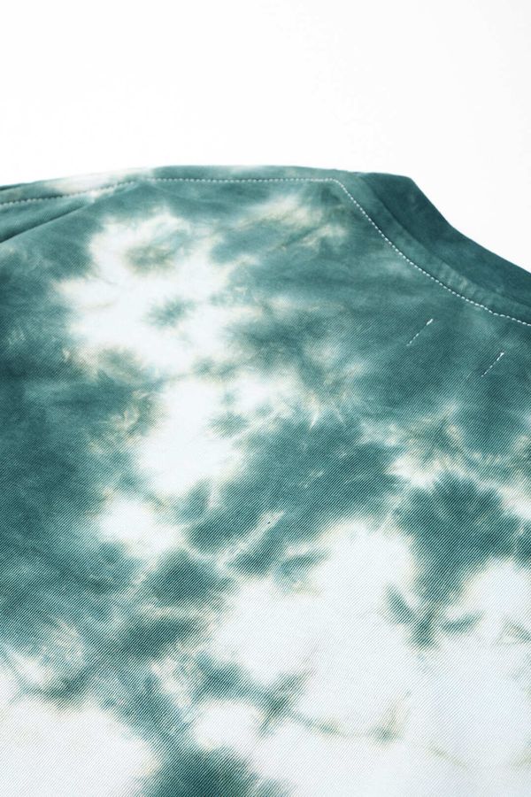 Футболка Тай-дай зеленая - фото 10